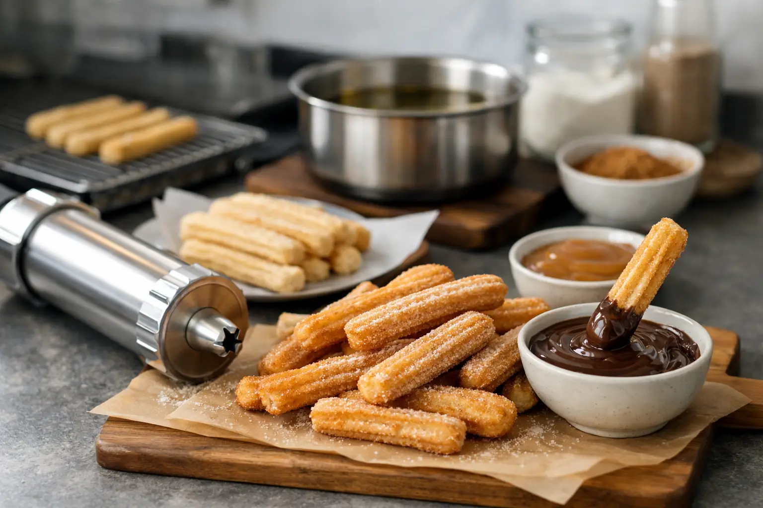 Churros kit til hjemmebrug virker bare