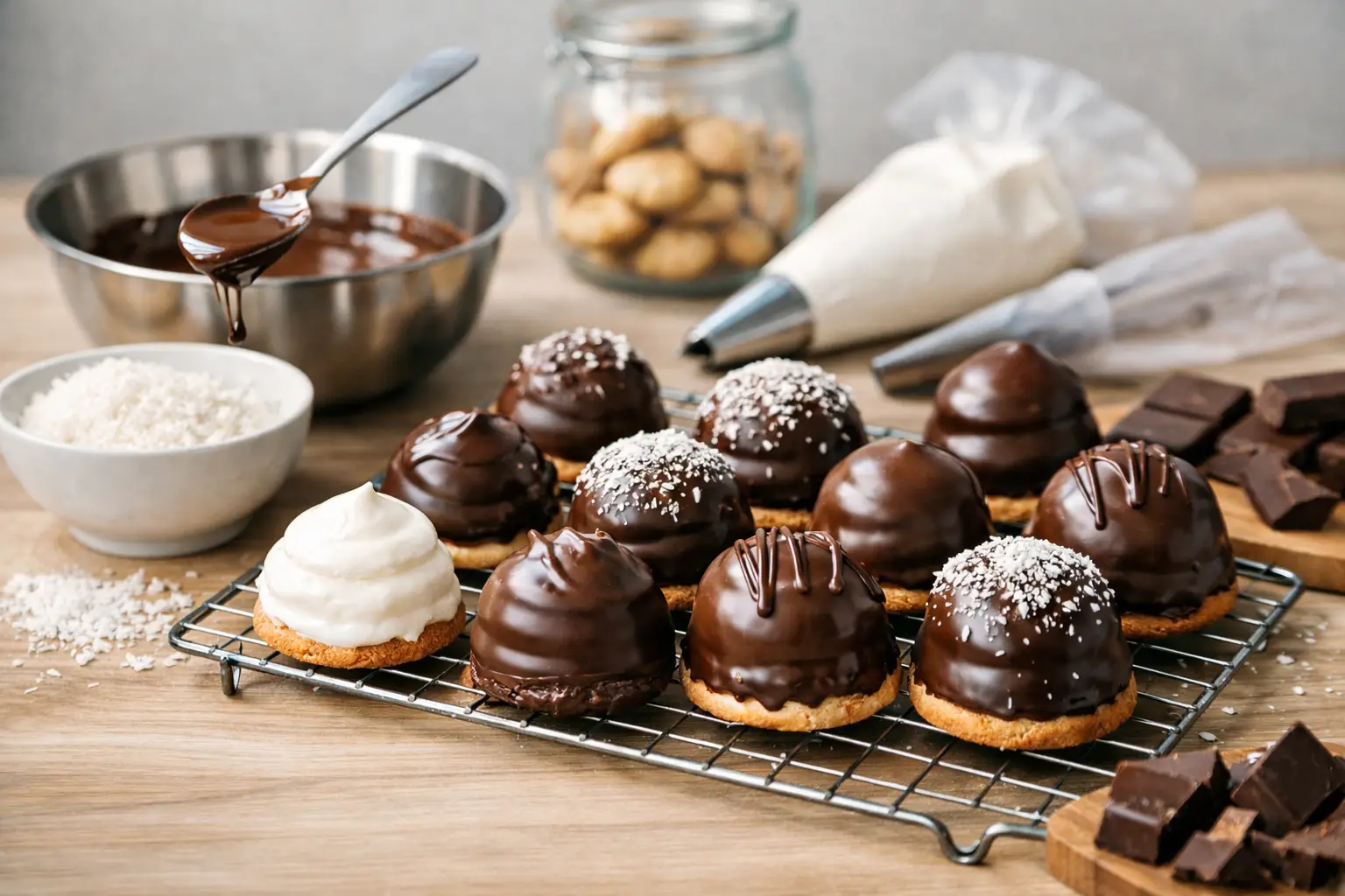 Flødeboller bag selv kit der lykkes