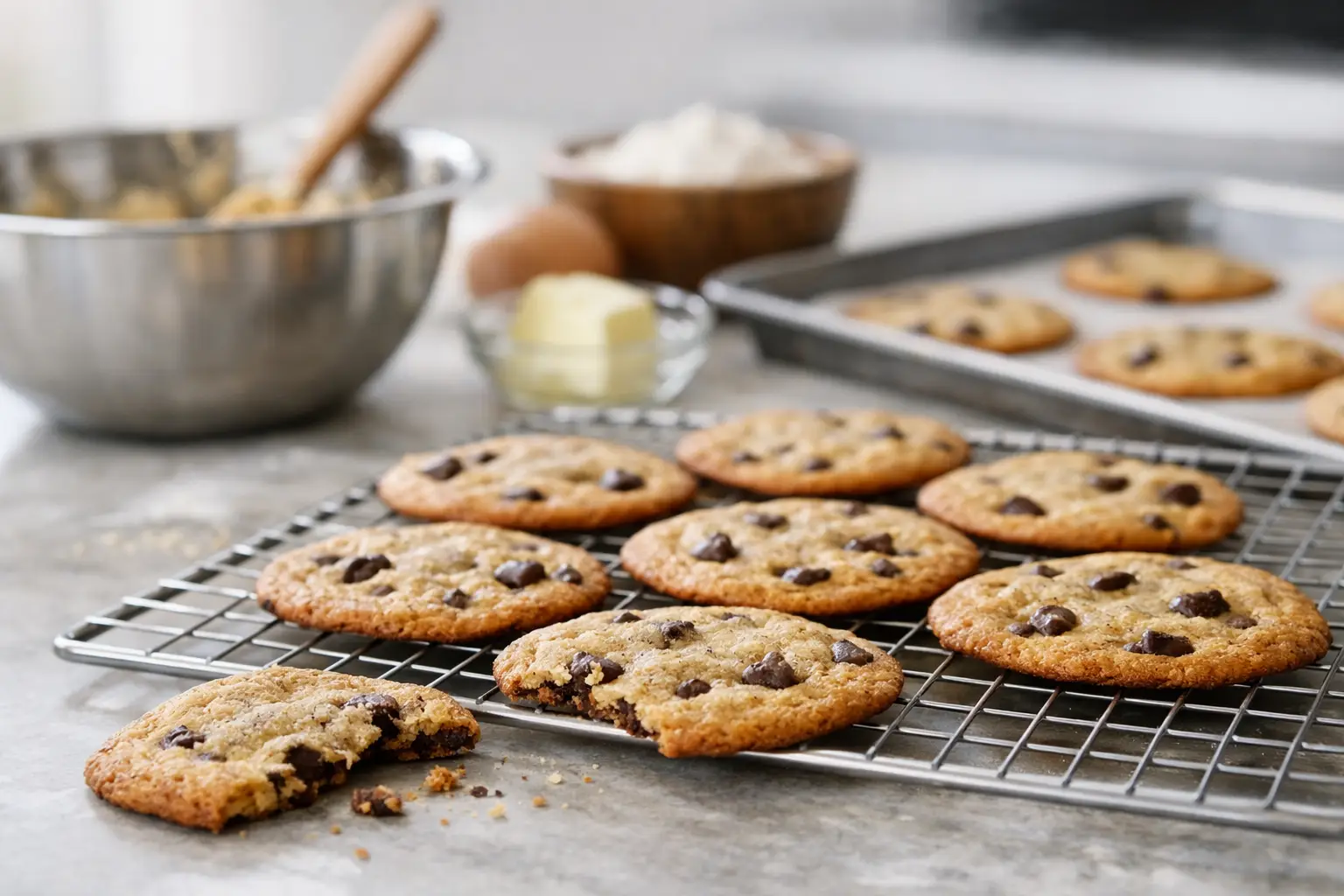Hvorfor bliver cookies flade?