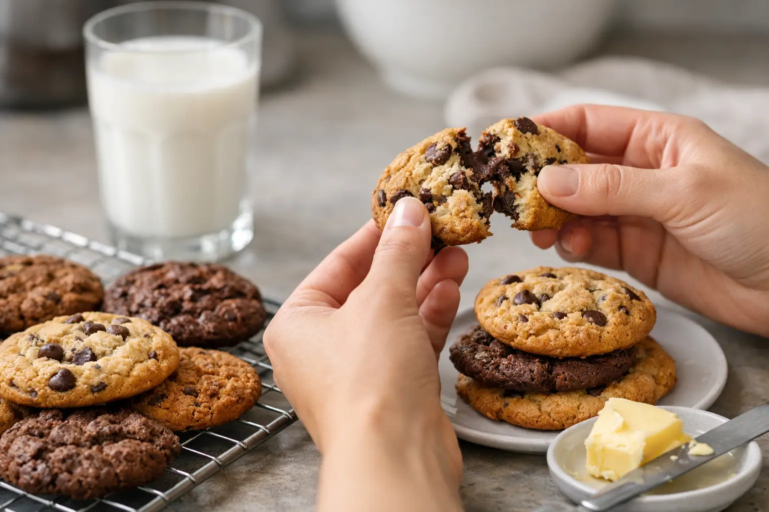 Sådan undgår du tørre cookies
