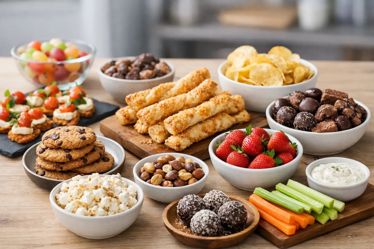 10 bedste snacks til hjemmebag