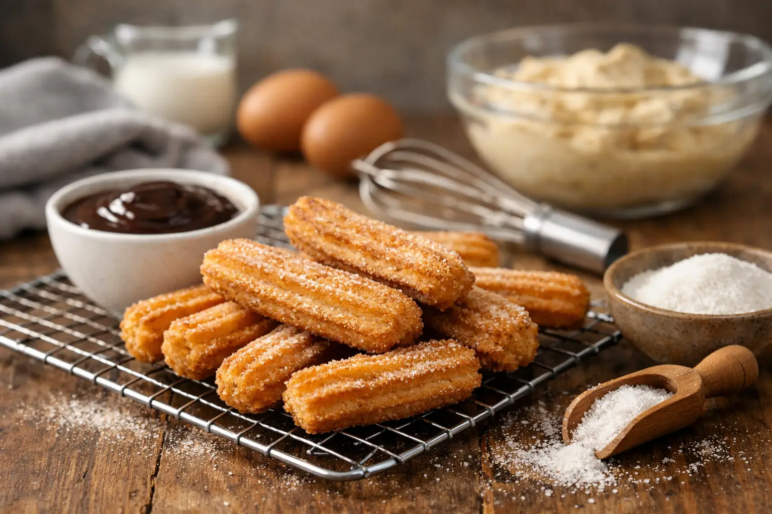 Bag churros uden bagefejl hjemme