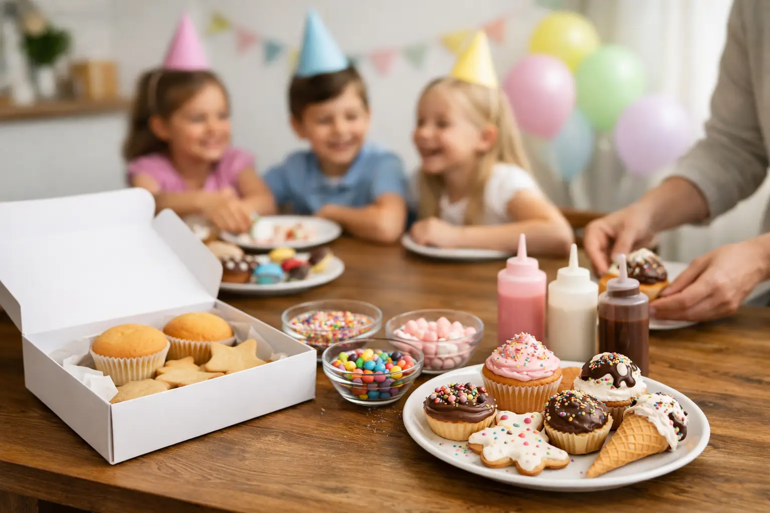 Børnefødselsdag med dessertkit uden stress