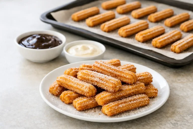 Lav churros uden friture - nemt og sprødt
