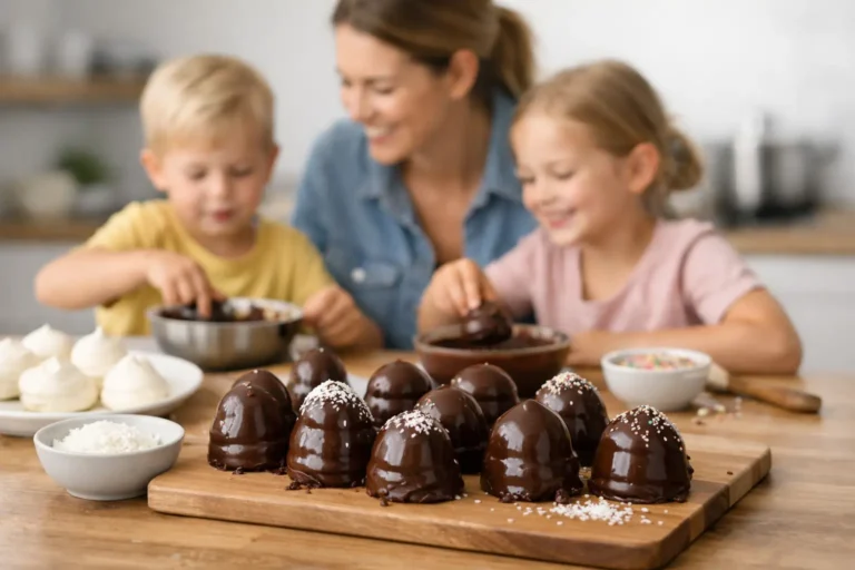 Lav flødeboller med børn uden køkkenkaos